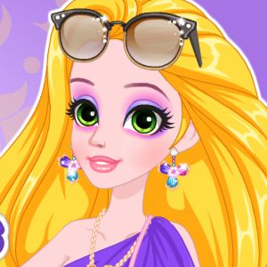 Rapunzel Loves Purple Dresses
