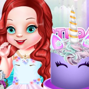 Baby Ariel’s Unicorn Birthday Party