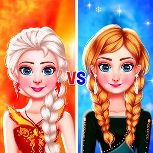Sisters Ice vs Flame